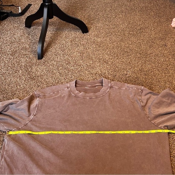 Abercrombie & Fitch Soft A&F Essentials Long Sleeve Tee Brown XL - Picture 6 of 6